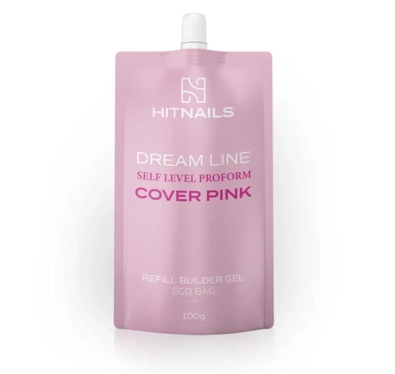 Gel de Construção - Dream Line Self Level ProForm Refil 100gr - cover Pink