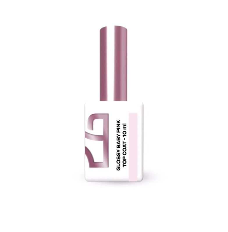 Top Coat 10ml - Glossy Baby Pink
