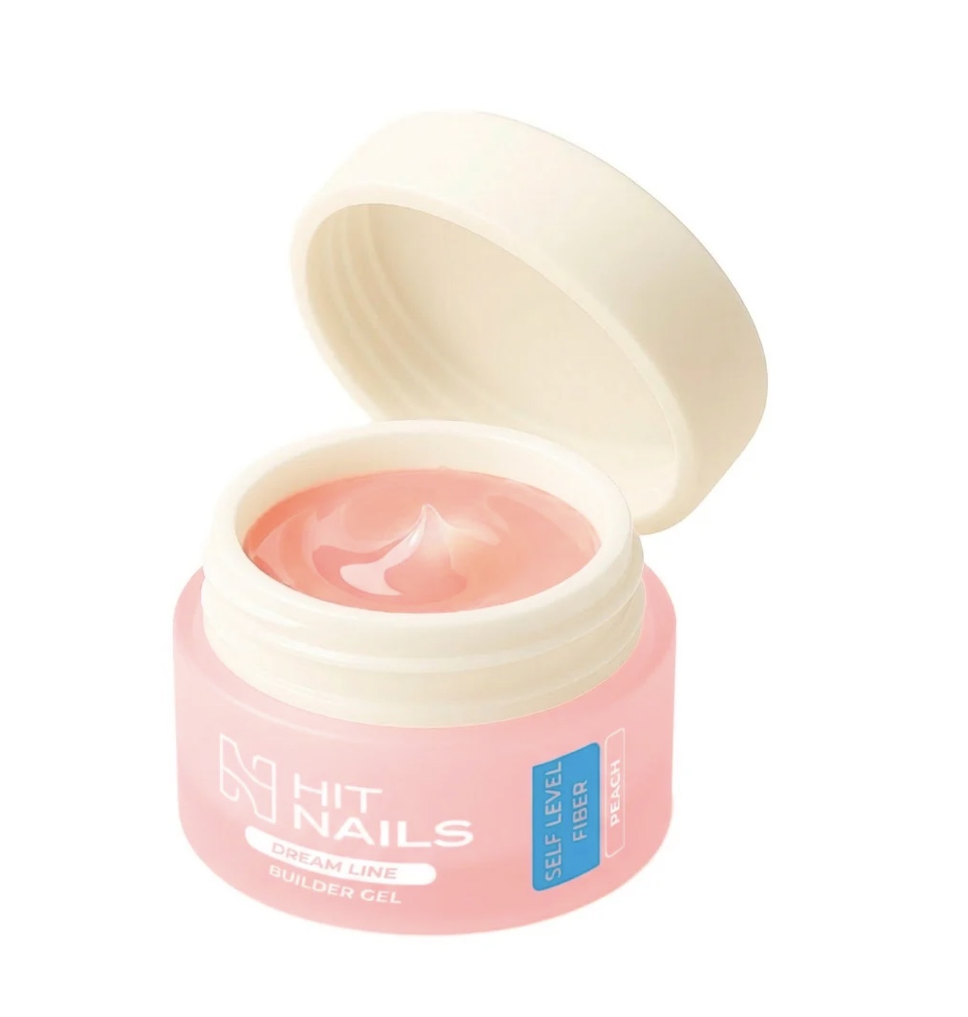 Gel de Construção - Dream Line Self Level Fiber 50gr - peach