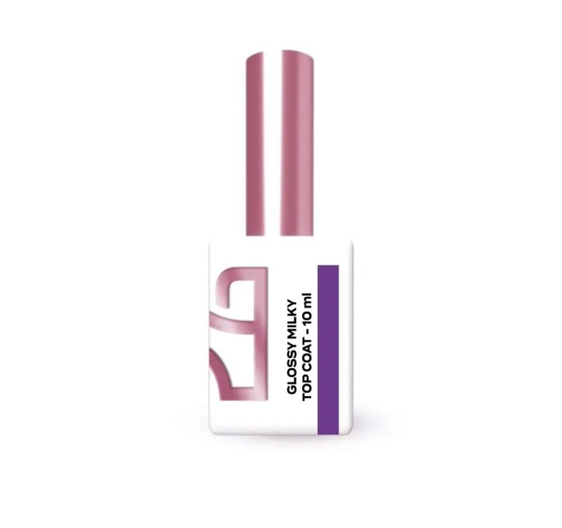 Top Coat 10ml - Glossy Milky