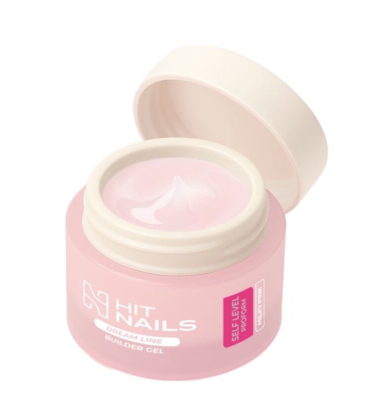 Gel de Construção - Dream Line Self Level ProForm 50gr - Milky Pink