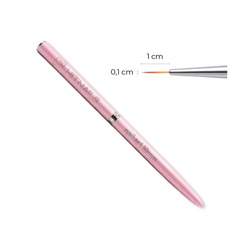Pincel Nail Art com Tampa 10mm