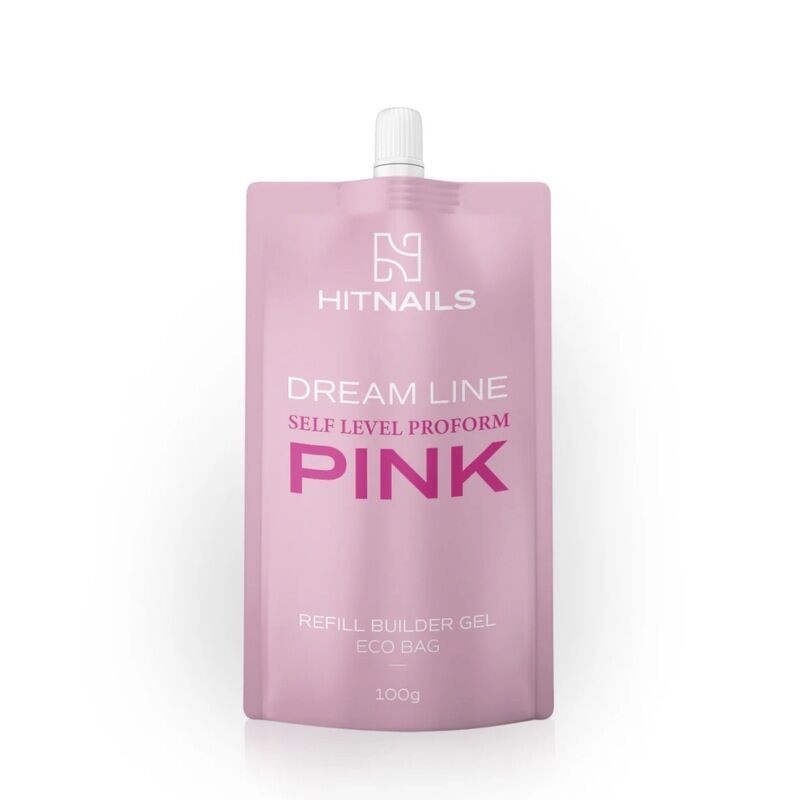Gel de Construção - Dream Line Self Level ProForm Refil 100gr - Pink